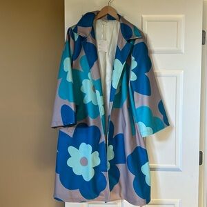 Davi & Dani Bold Retro Floral Jacket